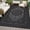 Black and gray, variant on Outdoor Rug 8x10 Waterproof Reversible Plastic Straw Patio Mat, Vintage Medallion Indoor Outdoor Carpet for Deck Balcony Porch RV Camping Picnic