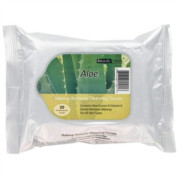 Beauty Treats Collegen Makeup Remover Cleansing Tissues - 30 Pack