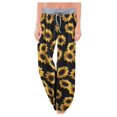 thumbnail image 1 of Qiopertar Pantalon Large à Imprimé Léopard Extensible Confortable pour Femmes en Solde Offres de la Semaine Moins de 5$, 1 of 8