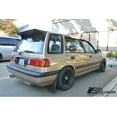 thumbnail image 5 of For 1988-1991 Honda Civic 5Dr Wagon | EOS Visors JDM Tape On Style Smoke Tinted Side Window Vent Visors Rain Guard Deflectors, 5 of 13