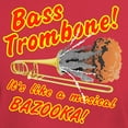 thumbnail image 3 of CafePress - Bass Trombone Musical Bazooka T Shirt - Men's Classic Graphic Cotton T-Shirt, 3 of 4