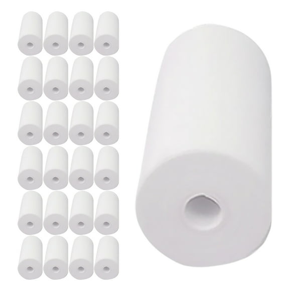 Raindrops 50Pcs Thermal Printer Roll White Paper for Retail Business Receipts with Clarity