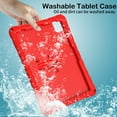thumbnail image 5 of Artyond Case for 2024 iPad Pro 11" M4, Lightweight EVA Shockproof Stand Kids Case Full-body Protection with Shoulder Strap Case for New iPad Pro 11 Inch (M4) 5th Generation 2024 Release, Red, 5 of 7