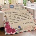 thumbnail image 3 of Nana Blanket, Nana Gifts From Grandkids, Birthday Gifts For Nana From Grandson Granddaughter, Christmas Gifts For Dad, Hug Presents For Best Nana, Nana Soft Bed Flannel Letter Throw Blanket(50"x60"), 3 of 7