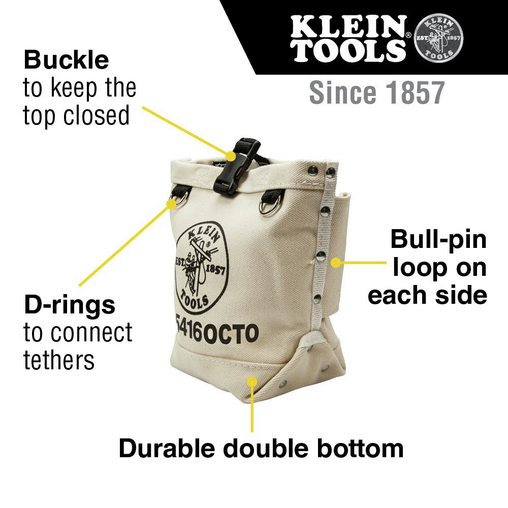 Canvas Bag with Connection Points KLEIN TOOLS 5416OCTO