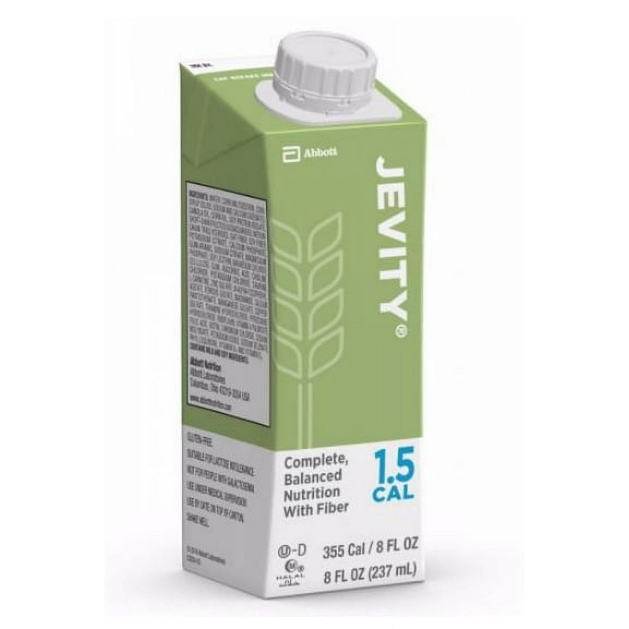 Jevity 1.5 Cal Unflavored High Protein Nutrition Drink 8 Ounce Carton Case of 24
