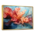 thumbnail image 2 of Designart "Abstract Storm In Warm And Cool Hues" Storms Floater Framed Canvas Wall Art, 2 of 5