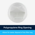 thumbnail image 3 of SpiroPure SP-BP-1-25 25 Micron #1 (7” x 17") Glazed Polypropylene Felt Liquid Bag Filter (Case of 40), 3 of 8