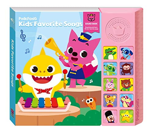 PINKFONG English Sound Book Children's Favorite 10 Songs Education Material 