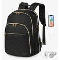thumbnail image 2 of Mochila  Xtellar Para Laptop Mujer Impermeable Bolsa Viaje 15.6 In Color Negro, 2 of 3