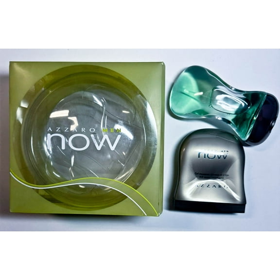 AZZARO NOW for Men Cologne 2 Pcs Gift Set - 1.7 oz EDT Spray & 3.4 oz Shampoo