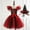 Red, variant on IUYRTFE Big Kids Girls Halloween Color Block Witch Dress Short Sleeve Tulle Gown with Hat C-osplay Role Play Party Outfit 3-12 Years(Red,3-4 Years)