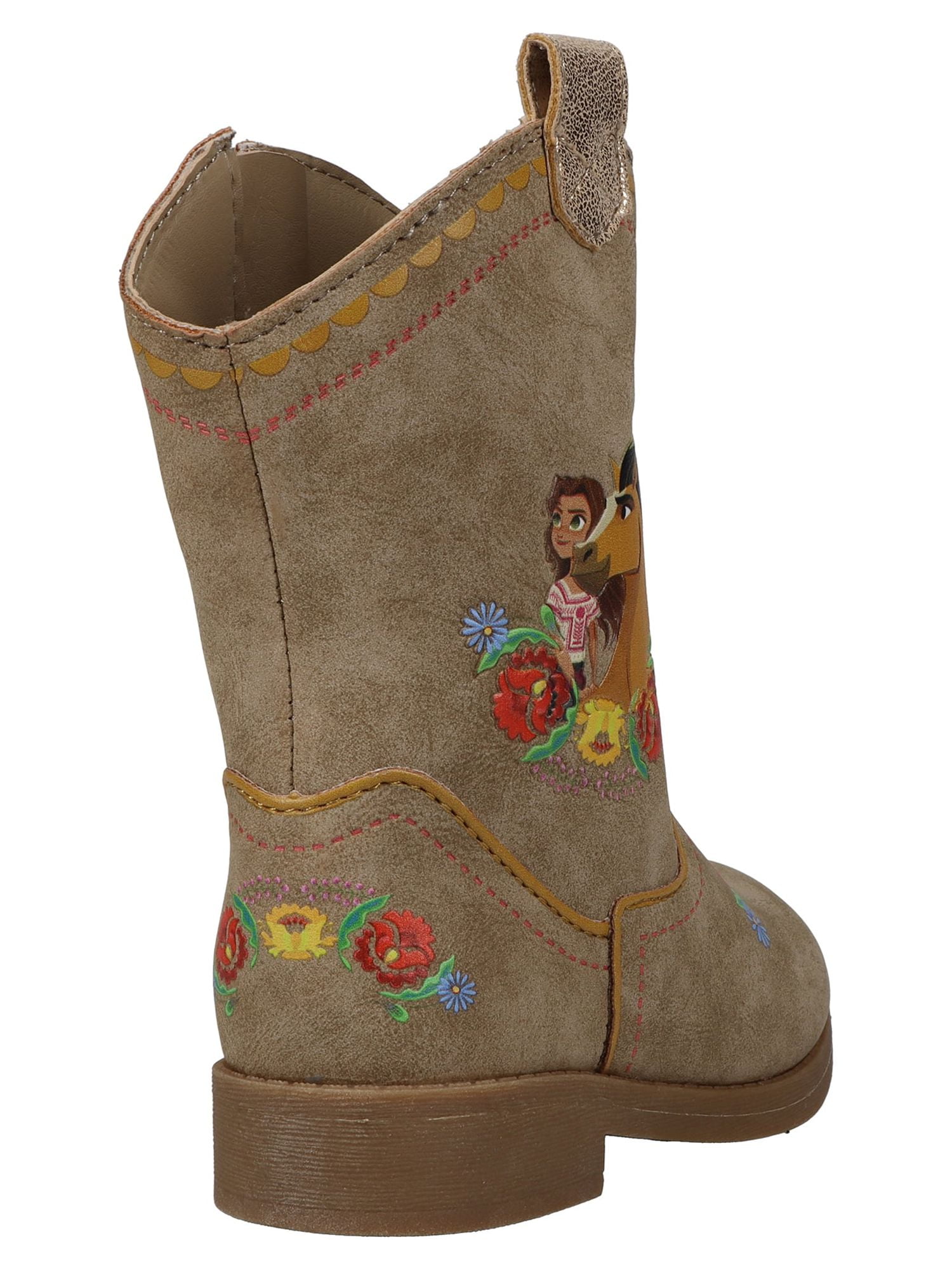 DreamWorks Spirit Toddler Girl Casual Western Cowboy Boot, Sizes 7-12