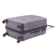 Protege Briarleigh 24 in Check-In Rolling Hardside Upright Luggage, Purple