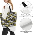 thumbnail image 3 of Fotbe White Retro Off-Road Vehicle Bolsa Tote Estética de Lona con Estampado para Mujer - Bolsa Reutilizable de Hombro Casual para Vacaciones, Compras, Trabajo y Gimnasio, 3 of 8