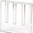 thumbnail image 4 of Modern Clear Square Block Optical Crystal Vase, 4 of 5