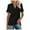 Black, variant on Women Blouses Work Out Tops V N L Womens Tops 3/ 4 Sleeve Loose Fit Blank Shirt Womens Women Fit Shirt V Neck Short Sleeve Work Shirts Ladies Ling Slim Workout Shirts Pack White 2XL