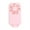 Pink, variant on Quiet Type-C USB rechargeable battery-operated ultra-thin personal cooling table fan for summer travel and office.