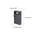 thumbnail image 1 of Camera Battery Charger Camping Hiking Traveling Charging Box Portable LCD Digital Charging Box Photography Replacement for F550/F750, 1 of 6
