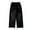 Black, variant on XIMIN Girls Side Butterfly Print Jeans Denim Elastic Wasit Wide Leg Baggy Pants Casual Comfortable Outdoor Straight Leg Pants with Pockets 4 14 Years (9-10 Years, Black)