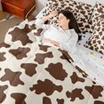 thumbnail image 4 of Homewish Cow Print Girl Boy Twin Bedding Sets 7-Piece,Farmhouse Animal Bedding Comforter Set Microfiber,Abstract Geometric Breathable Sheet Sets,Super Cozy Room Decor,Reversible, 4 of 8