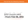 thumbnail image 2 of MAX Advanced Brakes - Front Brake Kit For 2012 Lincoln MKS| Carbon Ceramic Brake Pad and Rotor Kit| Daily Driving OE Replacement Brake Rotors, 2 of 9