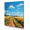 thumbnail image 2 of Designart "Electric Reverie Power Lines wall art III" Cityscapes Wall Decor, 2 of 5