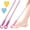 2pcs-pink, variant on Easy-Reach Deep Cleaning Foot Brush, Soft Silicone Toe Cleaning Brush Long Handle, 15.7" 3-in-1 Foot Scrubber for Wet or Dry Brushing, Exfoliating Foot Scrubber for Seniors, Men, Women (4PCS)