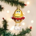 thumbnail image 3 of Old World Christmas M&M's Yellow Love You, Hanging Ornament, Christmas Home D√©cor, 3 of 5