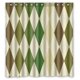 thumbnail image 1 of ABPHQTO Cortina de ducha con motivos de rombos Cortina de ducha impermeable 160x180 cm, 1 of 2