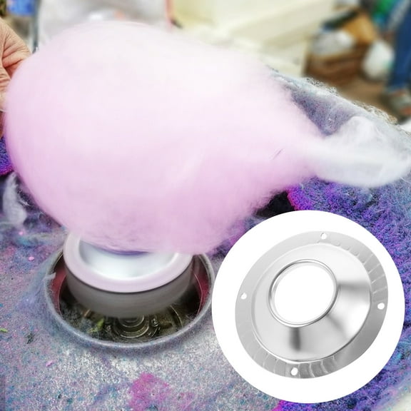 HEMOTON Cotton Candy Maker Supply Stainless Steel Cover Candy Maker Accessories