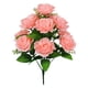 thumbnail image 2 of Decoración para el día de San Valentín, flores falsas de plástico de seda, arte floral de simulación, flores rústicas, arreglo de adornos florales, decoración para el día de San Valentín, rosas, ramo, 2 of 6