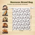 thumbnail image 6 of Greenpod Reusable Beeswax Bread Bags for Freezer & Refrigerator, 17"×13" Natural Beeswax-Lined Cotton Storage Bags Airtight Freshness Keeper for Homemade, Bakery Essentials (2 Pack), 6 of 10