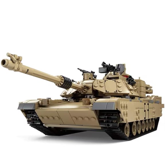 Kit modelo Feleph M1A2, juego de tanques militar a escala 1:28 con 1463 piezas