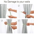 thumbnail image 3 of 2 Pack Curtain Tiebacks 23 Inch Curtain Holdbacks Window Tassels Tie Backs Clips Decorative Rope Curtain Holdback Holder, Green, 3 of 5
