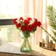 thumbnail image 3 of 10 piezas de una sola flor artificial --- roja, 3 of 6