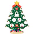thumbnail image 3 of Northlight LED Lighted Tree Cut-Out with Miniature Ornaments Christmas Decoration - 11.5", 3 of 10