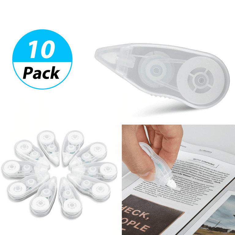  White Out Correction Tape, 10 Pack Correction Tape