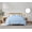 Sky Blue, variant on Truly Soft Everyday Pleated Microfiber 3-Piece Full/Queen Duvet Set in Sky Blue, Polyester , Adult, All Season, OEKO-TEX Certified