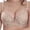 Khaki, variant on Full Figure Lace Underwire Everyday Comfort Lift Support T Shirt Bra for Plus Size Women Push Up Full Coverage Seamless Styling Construction, 100D, Pink