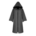 thumbnail image 1 of Capa con capucha Sonducket disfraz de Halloween unisex bata larga Negro L, 1 of 6