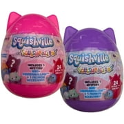 Squishmallows Squishville Series 2 Mystery Egg -TWO PACK - with Fashion Accessory (style may vary)