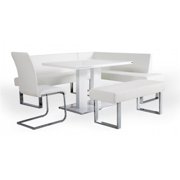 Armen Living Amanda Dining Table - white