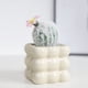 thumbnail image 4 of Faux Cactus Greenery in Ceramic Pot for Home Office Desk Decor 1-Piece, 4 of 6