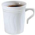 thumbnail image 1 of Fineline Settings 508-WH Tasse à Café Blanche et Argentée 8 Oz., 1 of 1