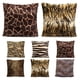 thumbnail image 3 of Cojín decorativo cuadrado con estampado de animales de peluche suave para otoño y otoño UNA, 3 of 9