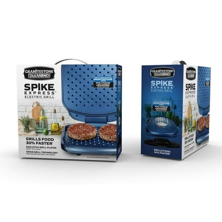 Granitestone - Blue Express Electric Spike Grill - Blue