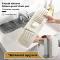 thumbnail image 2 of Hesroicy Foldable Draining Mat, Silicone Sink Splash Guard, Non-Slip Countertop Protector, Faucet Draining Pad, 2 of 8