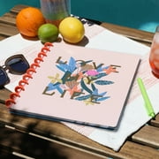 Happy Planner 60 Page Dot Lined Notebook with 3 Dividers, Jewel Tone Jungle Theme, Big Sized 8.5 x 11