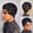Color PE87#BN, variant on Short Wigs for Black Women Pixie Cut Human Hair Wigs for Women Brazilian Hair Glueless Full Machine Made Wig Black Color